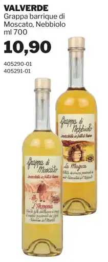 GrosMarket Valverde Grappa barrique di Moscato, Nebbiolo offerta