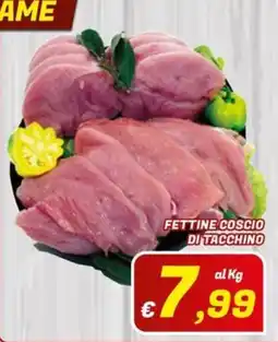 Idromarket Fettine coscio di tacchino offerta
