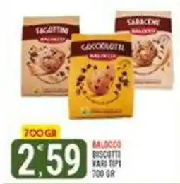 Tutto Buono Biscotti vari tipi Balocco offerta