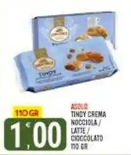 Tutto Buono Tindy crema nocciole / latte / cioccolato offerta