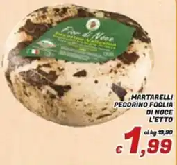 Idromarket Martarelli Pecorino Foglia di Noce offerta