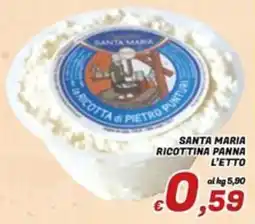 Idromarket Santa Maria ricottina panna offerta