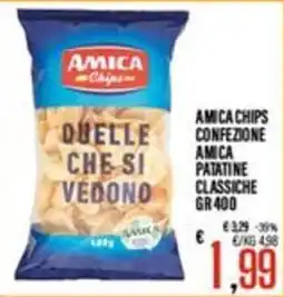 Supermercati EffePiù Amica chips quelle che si vedono offerta