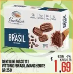 Supermercati EffePiù Gentilini biscotti Brasil offerta