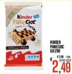 Supermercati EffePiù Kinder Pane e Cioc offerta