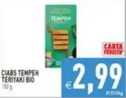 Pim Supermercati Ciabs tempeh teriyaki bio offerta