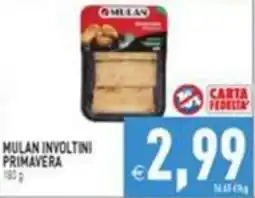 Pim Supermercati Mulan involtini primavera offerta