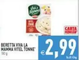 Pim Supermercati Beretta Viva la Mamma Vitel Tonne' offerta