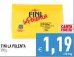 Pim Supermercati Fini la polenta offerta