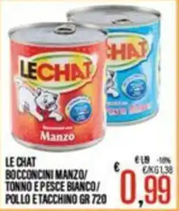 Supermercati EffePiù Le Chat bocconcini manzo offerta