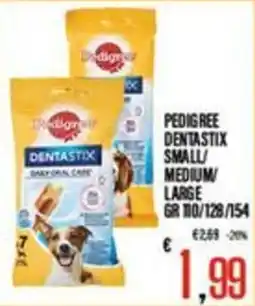 Supermercati EffePiù Pedigree Dentastix offerta