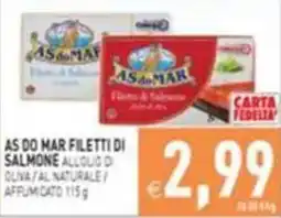 Pim Supermercati As do Mar filetti di salmone offerta