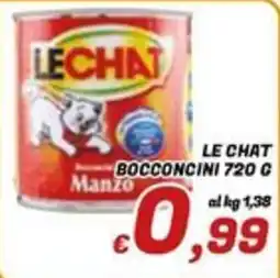 Idromarket Le Chat bocconcini manzo offerta