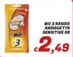 Idromarket Bic 3 rasoio radisgetta sensitive offerta
