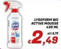 Idromarket Lysoform WC Active Mousse offerta