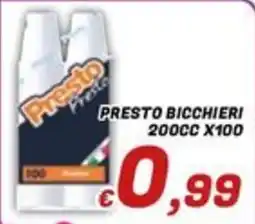 Idromarket Presto bicchieri offerta