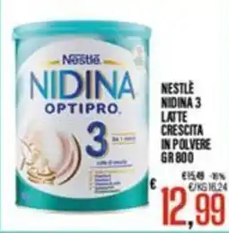 Supermercati EffePiù Nestlé Nidina Optipro 3 offerta