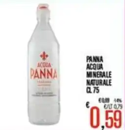 Supermercati EffePiù Acqua Panna Acqua Minerale Naturale offerta