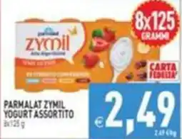 Pim Supermercati Parmalat Zymil Yogurt Assortito offerta