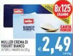Pim Supermercati Muller crema di yogurt bianco offerta