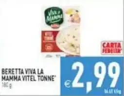 Iperfamily Beretta Viva la Mamma Vitel Tonne offerta