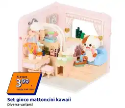 Action Set gioco mattoncini kawaii offerta