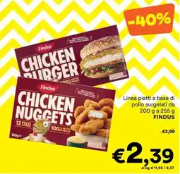 Unes Chicken nuggets Findus offerta