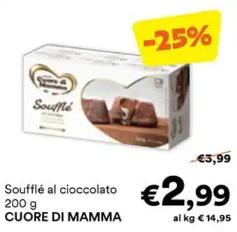 Soufflé al cioccolato CUORE DI MAMMA