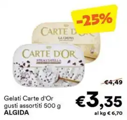 Unes Gelati Carte d'Or offerta