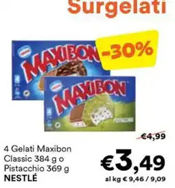 Unes Gelati Maxibon offerta