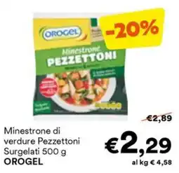 Unes Minestrone di verdure Pezzettoni OROGEL offerta