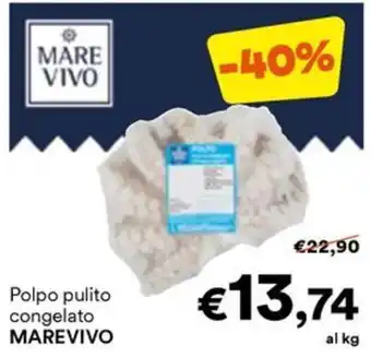 Polpo pulito congelato MAREVIVO