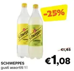 Unes Schweppes gusti assortiti offerta
