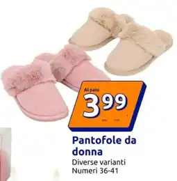 Action Pantofole da donna offerta