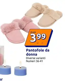Action Pantofole da donna offerta