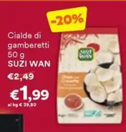 Unes Cialde di gamberetti SUZI WAN offerta