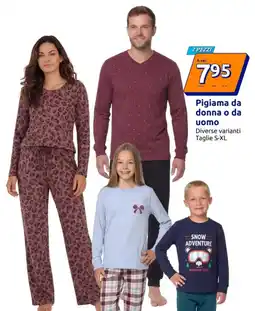 Action Pigiama da donna o da uomo offerta