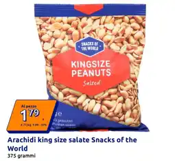 Action Arachidi king size salate Snacks of the World offerta
