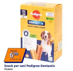 Action Snack per cani Pedigree Dentastix offerta
