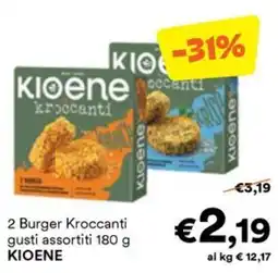 Unes Burger Kroccanti gusti assortiti KIOENE offerta