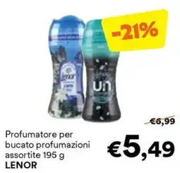 Unes Profumatore per bucato profumazioni assortite LENOR offerta