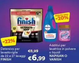 Unes Detersivo per lavastoviglie FINISH offerta