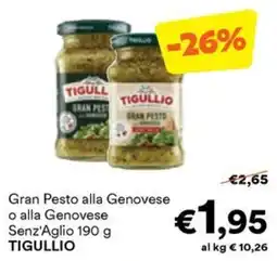 Unes Gran Pesto alla Genovese Senz'Aglio TIGULLIO offerta