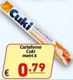 Ipercarni Cartaforno Cuki offerta