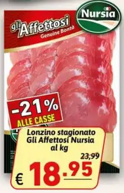 Ipercarni Lonzino stagionato Gli Affettosi Nursia offerta