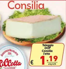 Ipercarni Taleggio DOP Consilia offerta