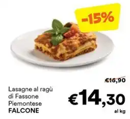 Unes Lasagne al ragù di Fassone Piemontese Falcone offerta