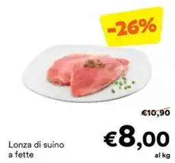 Unes Lonza di suino a fette offerta