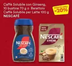 Unes Caffè Solubile per Latte Nescafé offerta