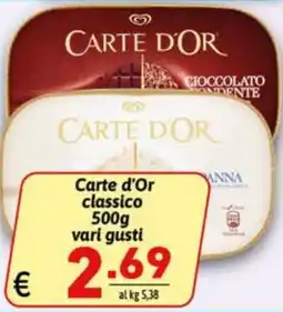 Ipercarni Carte d'Or classico offerta